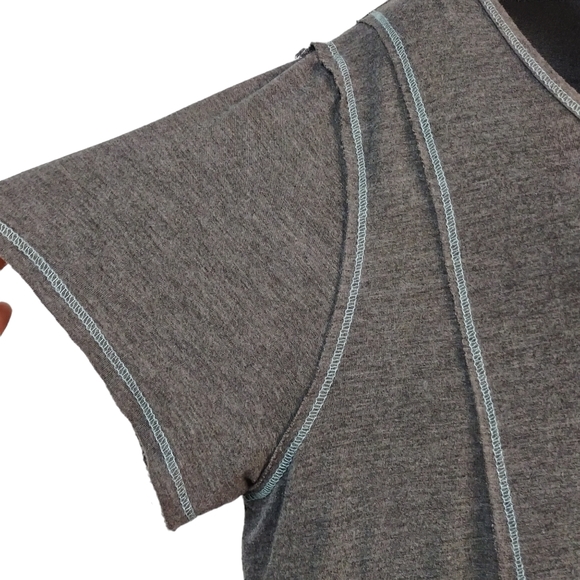 Modcloth Women's Gray Stretch Shirt Dress Size 1X - Picture 5 of 10